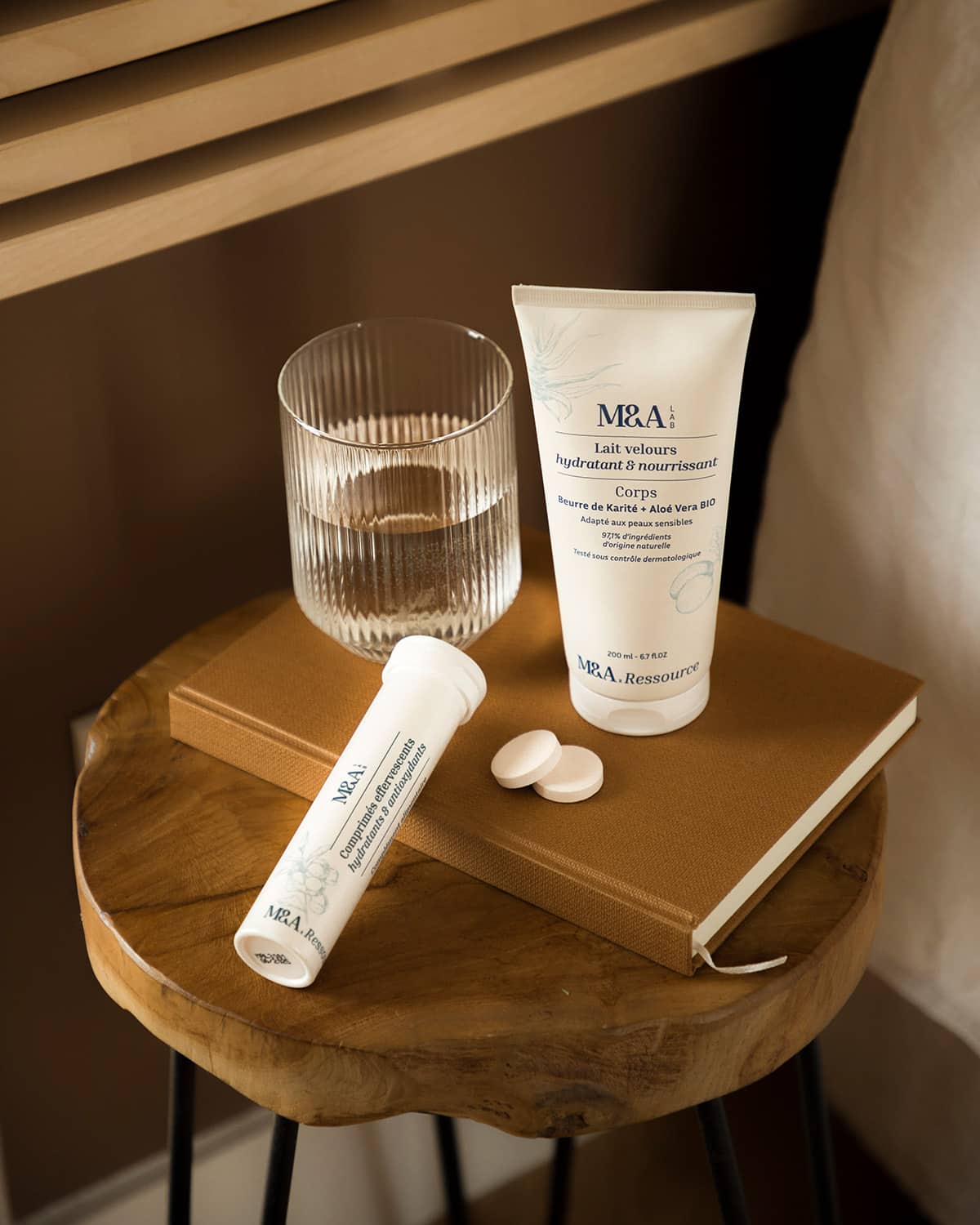 packshot cosmétique gamme ressource M&A Lab